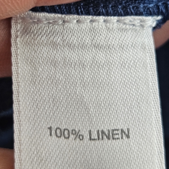 J. Jill Love Linen Top Tunic Shirt Button Down Large Lagenlook - Picture 10 of 10